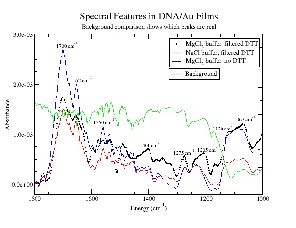 our FTIR spectra